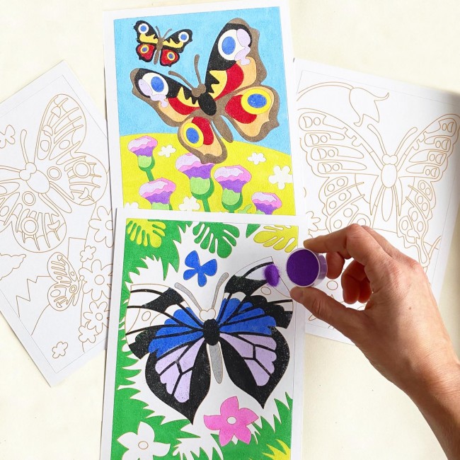 Zestaw do malowania piaskiem Sablimage SentoSphere - Motyle