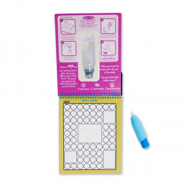 Kolorowanka wodna Water WOW! Melissa & Doug - Ścieżki Pod wodą