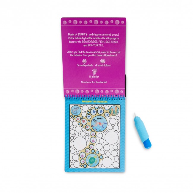 Kolorowanka wodna Water WOW! Melissa & Doug - Ścieżki Pod wodą