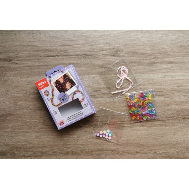 Mini zestaw do tworzenia biżuterii Apli Kids - Star