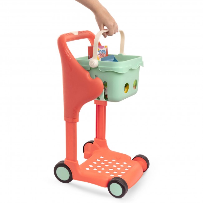 Muzyczny wózek na zakupy z koszykiem i akcesoriami B. Toys - Shop & Glow