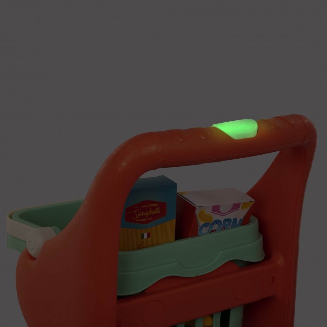 Muzyczny wózek na zakupy z koszykiem i akcesoriami B. Toys - Shop & Glow