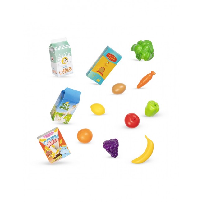 Muzyczny wózek na zakupy z koszykiem i akcesoriami B. Toys - Shop & Glow