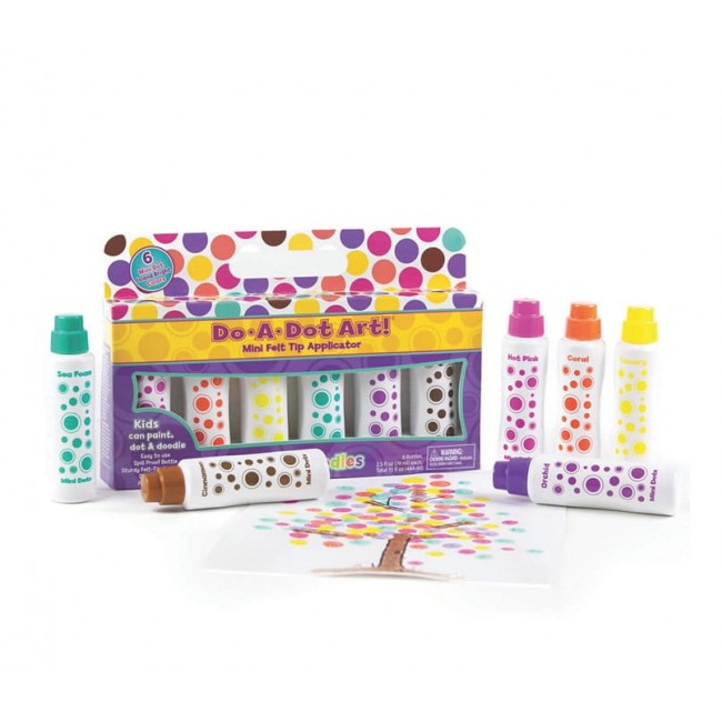 Duże Flamastry Kropkowe Mini Do-A-Dot Art - Słoneczna Wyspa