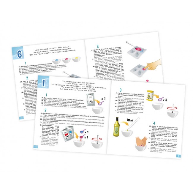 Zestaw Mini lab Buki - Musujące kulki