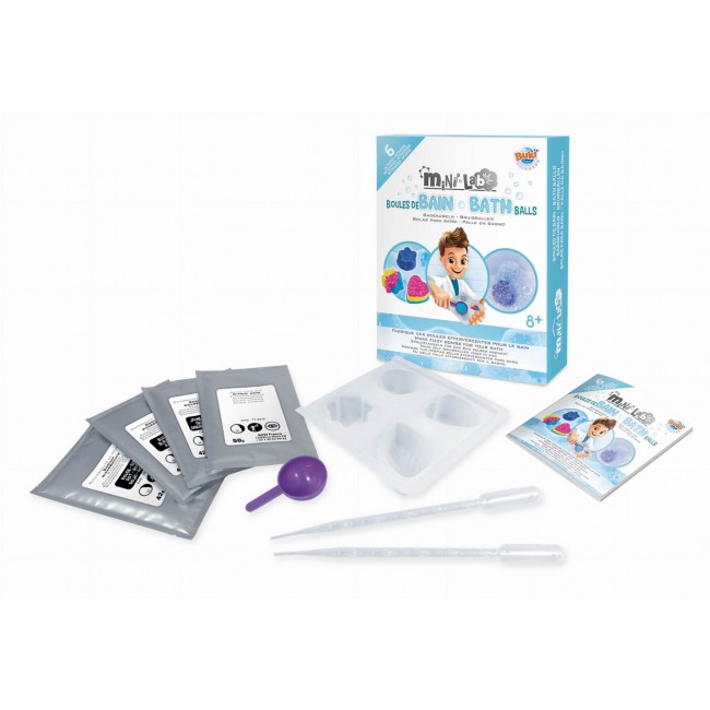Zestaw Mini lab Buki - Musujące kulki