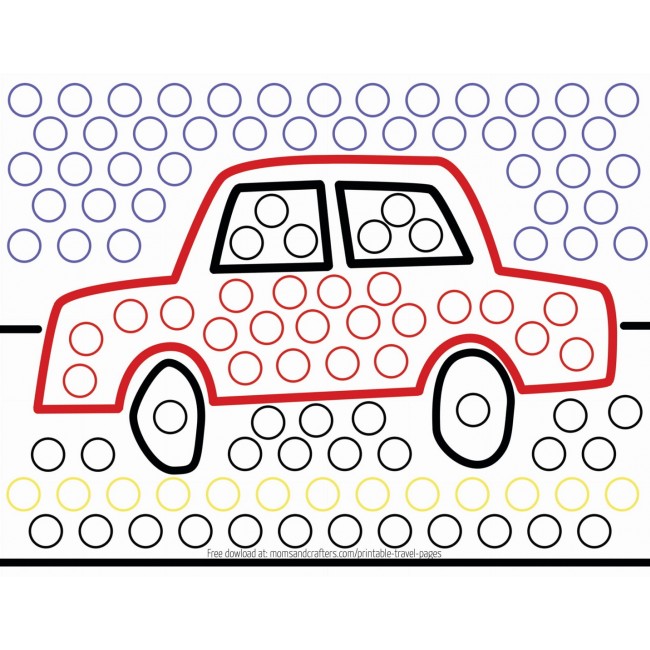 Duże Flamastry Kropkowe Mini Do-A-Dot Art - Słoneczna Wyspa