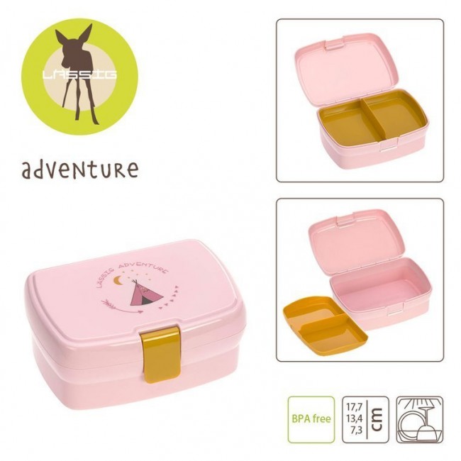Lunchbox z wkładką Lassig - Adventure Tipi