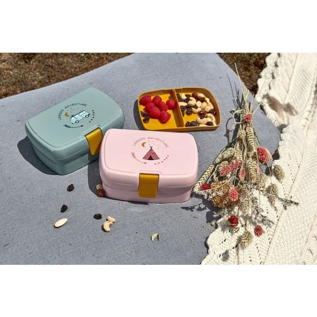 Lunchbox z wkładką Lassig - Adventure Tipi