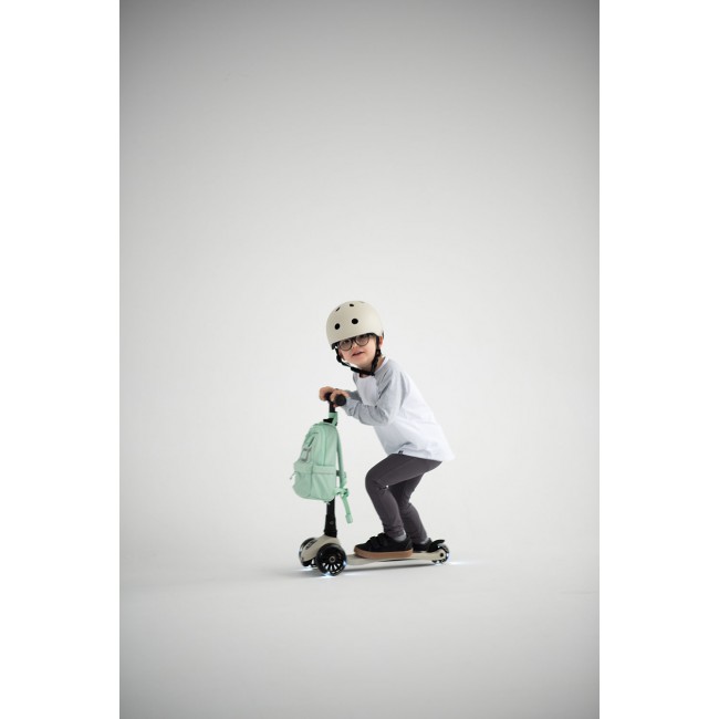 Hulajnoga składana 3+ SCOOTANDRIDE Highwaykick 3 LED - Forest