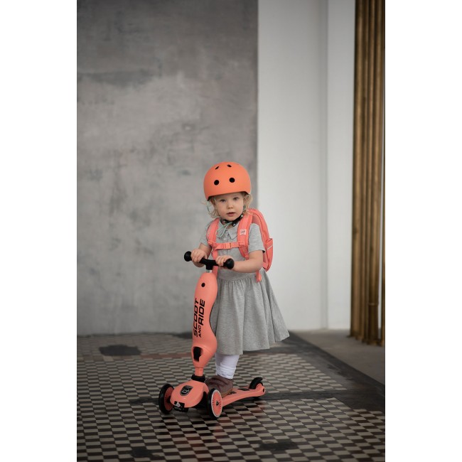 Hulajnoga i rowerek 2w1 Highwaykick SCOOTANDRIDE 1-5 lat - Peach