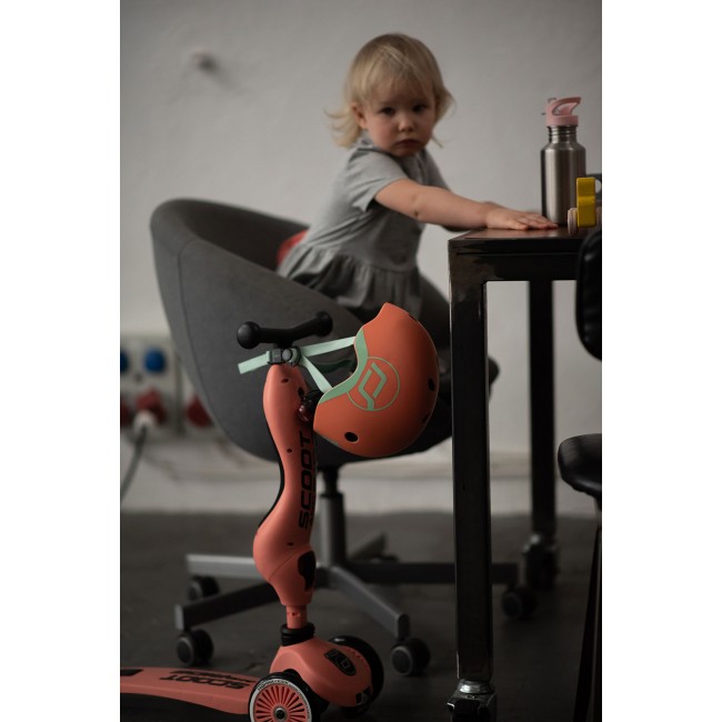 Hulajnoga i rowerek 2w1 Highwaykick SCOOTANDRIDE 1-5 lat - Peach