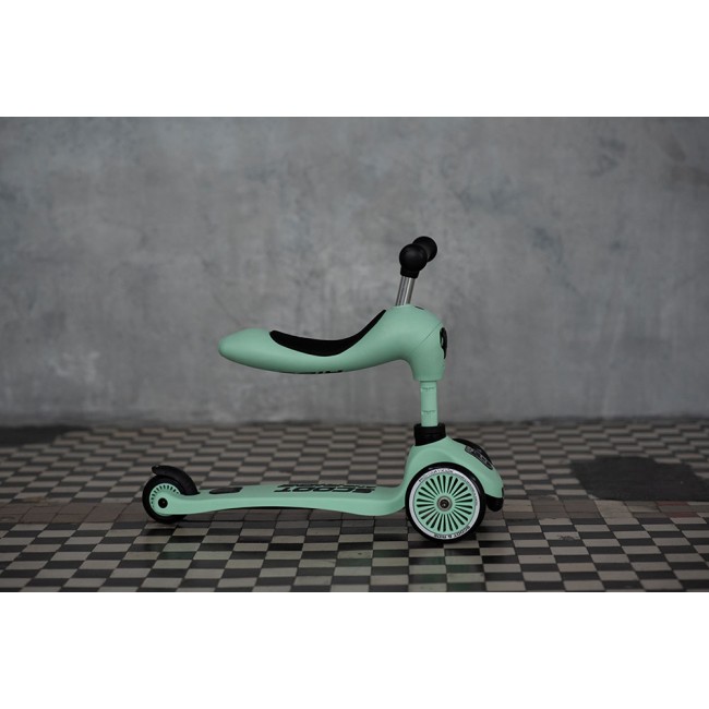 Hulajnoga i rowerek 2w1 Highwaykick SCOOTANDRIDE 1-5 lat - Kiwi