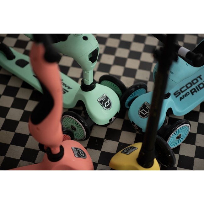 Hulajnoga i rowerek 2w1 Highwaykick SCOOTANDRIDE 1-5 lat - Blueberry