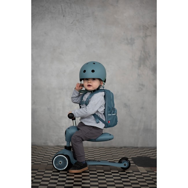 Hulajnoga i rowerek 2w1 Highwaykick SCOOTANDRIDE 1-5 lat - Steel