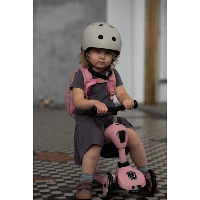 Hulajnoga i rowerek 2w1 Highwaykick SCOOTANDRIDE 1-5 lat - Rose