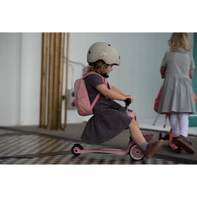 Hulajnoga i rowerek 2w1 Highwaykick SCOOTANDRIDE 1-5 lat - Rose