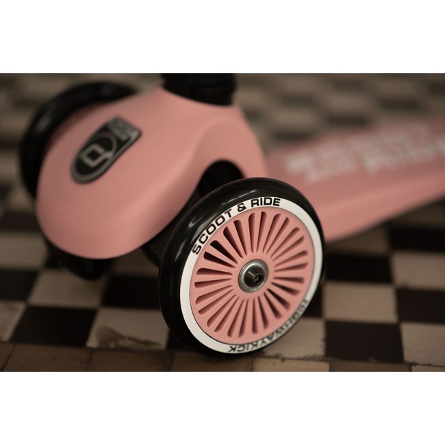Hulajnoga i rowerek 2w1 Highwaykick SCOOTANDRIDE 1-5 lat - Rose