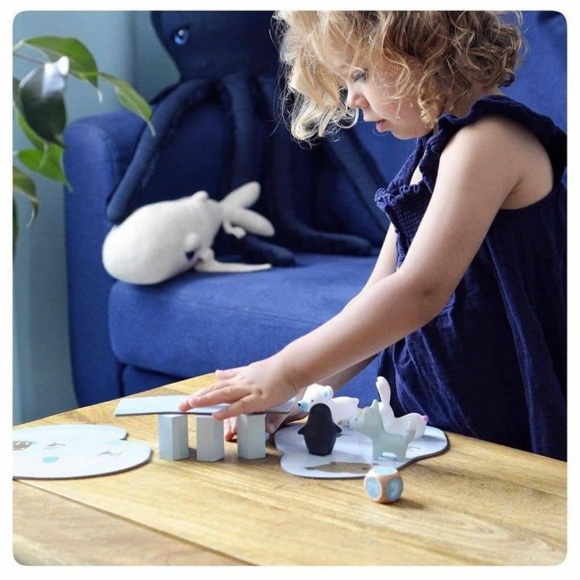 Gra kooperacyjna Djeco - Zwierzaki na Arktyce