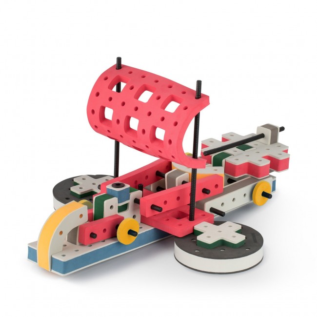 Piankowe klocki konstrukcyjne Bakoba - Creator box 74el.