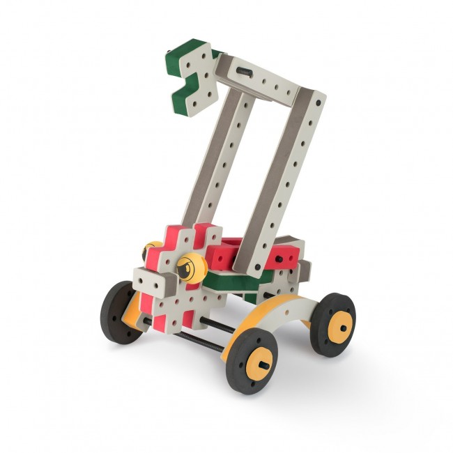 Piankowe klocki konstrukcyjne Bakoba - Inventor box 65el.