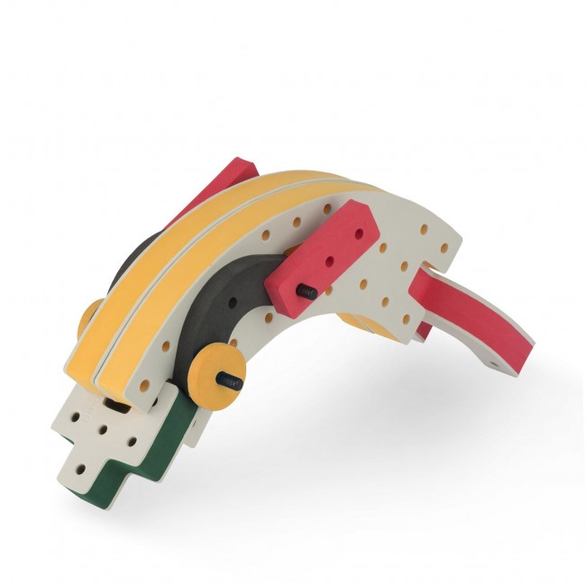 Piankowe klocki konstrukcyjne Bakoba - Inventor box 65el.