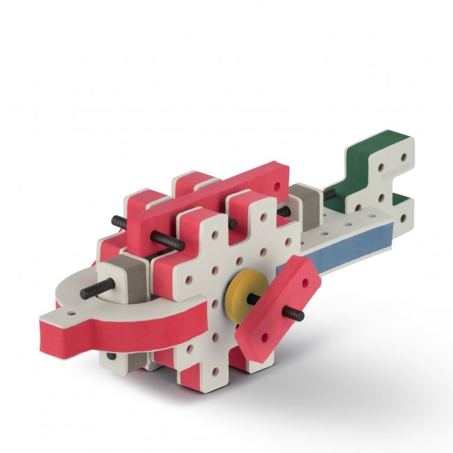 Piankowe klocki konstrukcyjne Bakoba - Inventor box 65el.