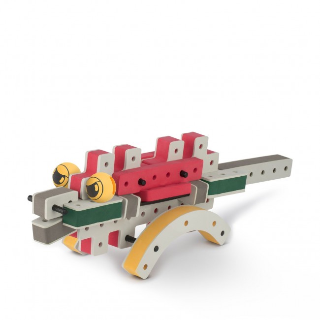 Piankowe klocki konstrukcyjne Bakoba - Inventor box 65el.