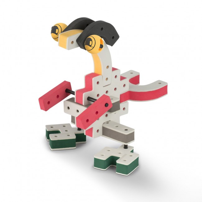 Piankowe klocki konstrukcyjne Bakoba - Inventor box 65el.