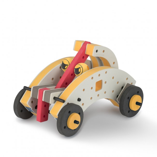 Piankowe klocki konstrukcyjne Bakoba - Inventor box 65el.