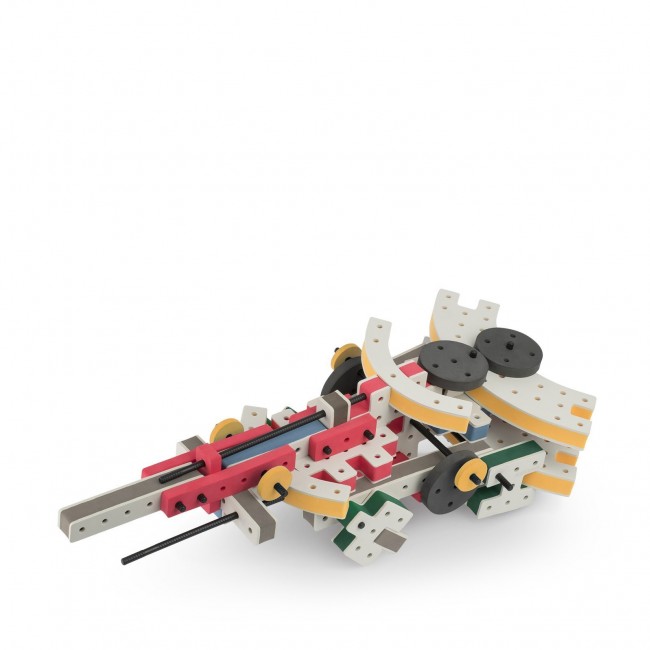 Piankowe klocki konstrukcyjne Bakoba - Inventor box 65el.