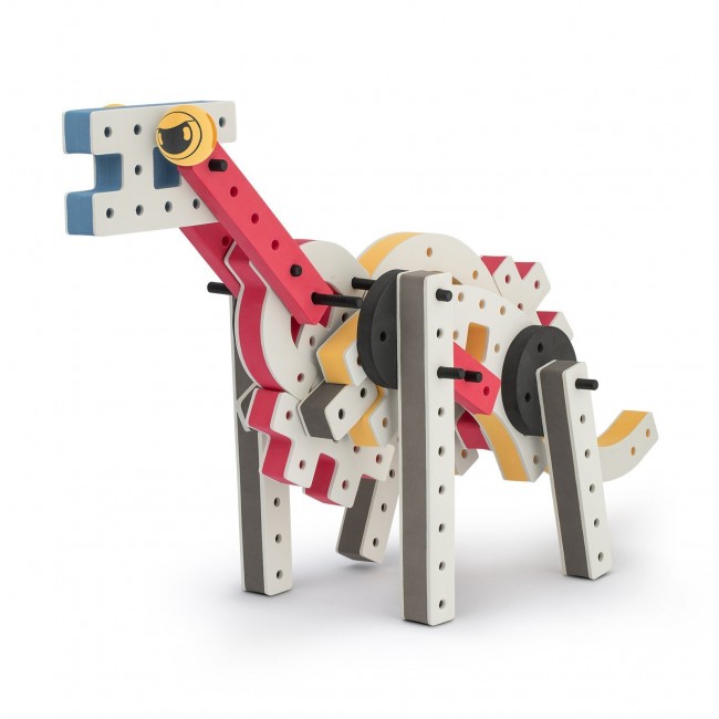 Piankowe klocki konstrukcyjne Bakoba - Inventor box 65el.