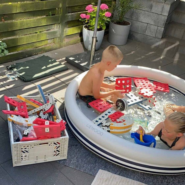 Piankowe klocki konstrukcyjne Bakoba - Inventor box 65el.