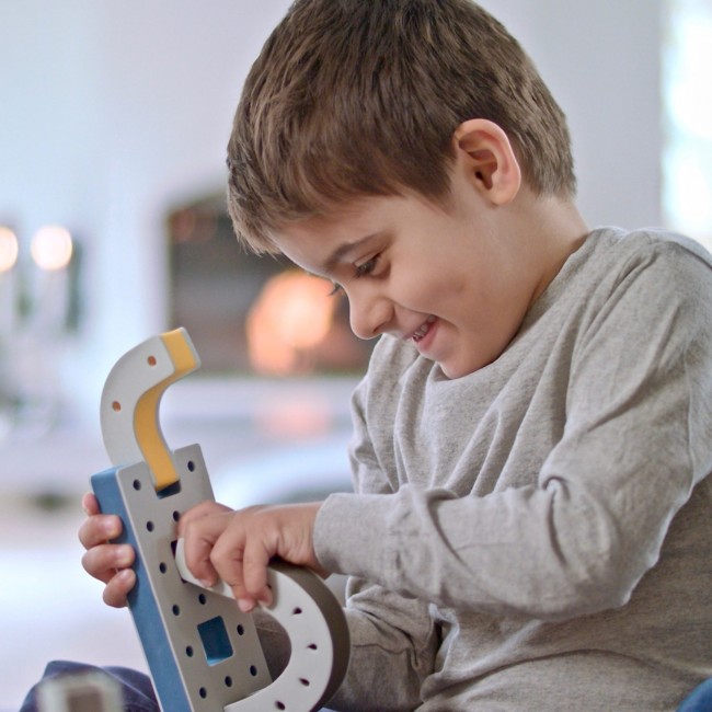 Piankowe klocki konstrukcyjne Bakoba - Inventor box 65el.