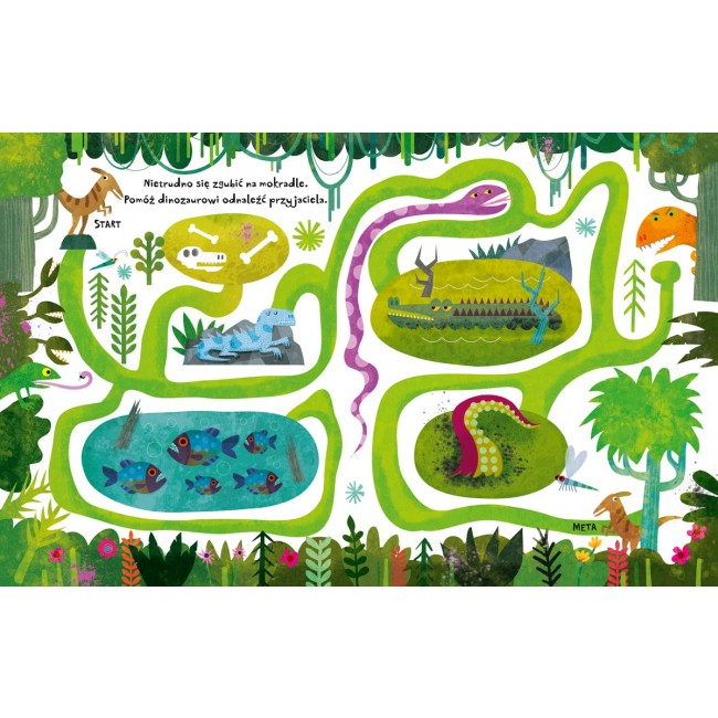 Książka "Absolutnie fantastyczne dinozabawy" wydawnictwo Nasza Księgarnia