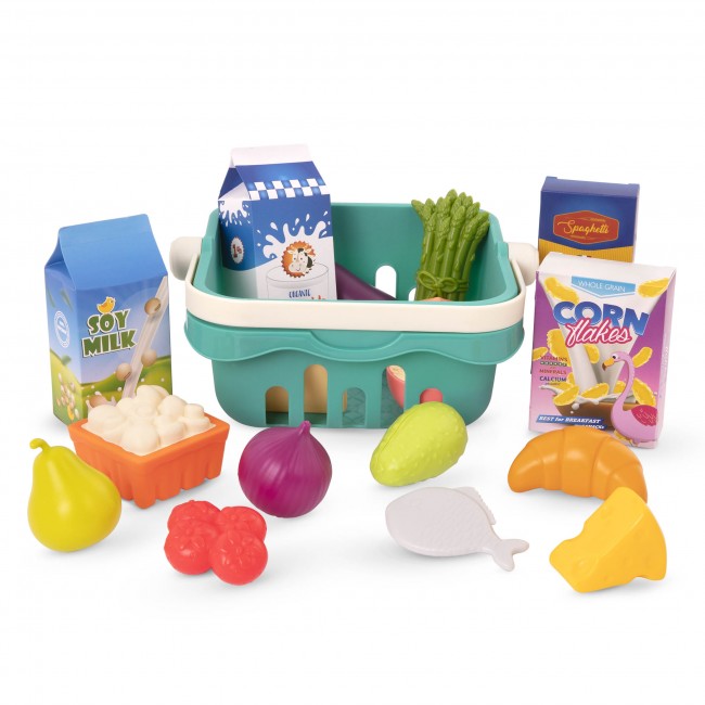 Koszyk na zakupy z artykułami “spożywczymi” B. Toys - Freshly Picked