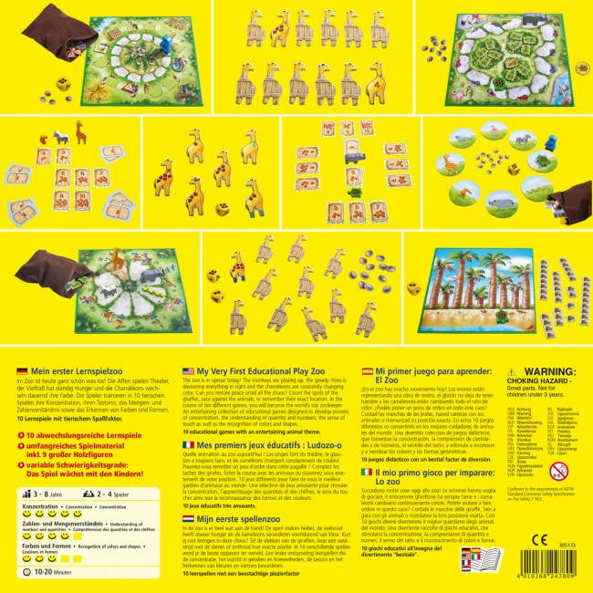 Mój Pierwszy Zestaw Gier Haba - Zoo
