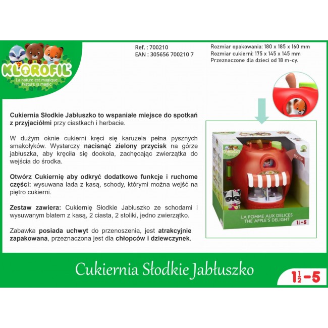 Cukiernia Słodkie Jabłuszko Klorofil
