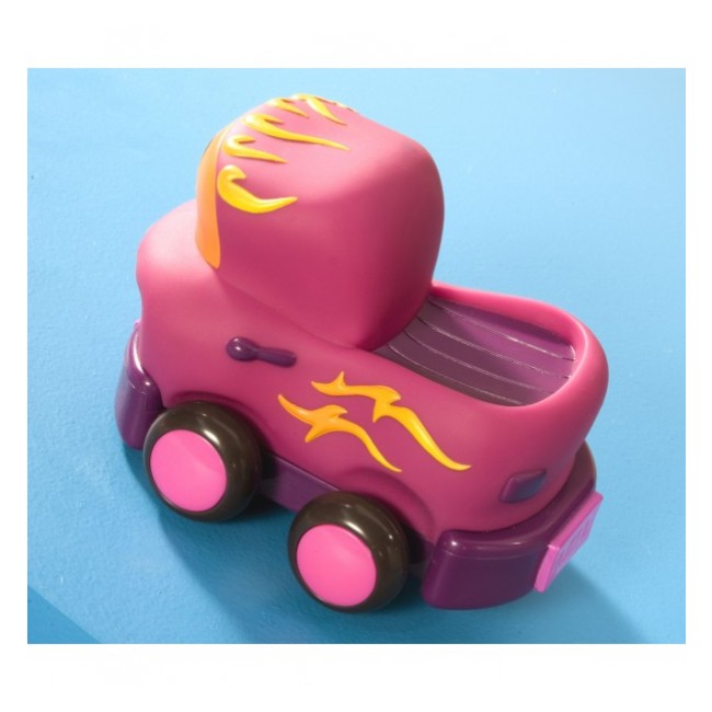 Cztery miękkie autka z napędem B. Toys - Wheeeels