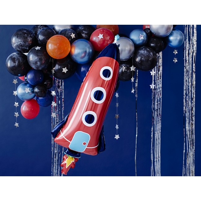 Balon foliowy Party Deco - Rakieta 115cm