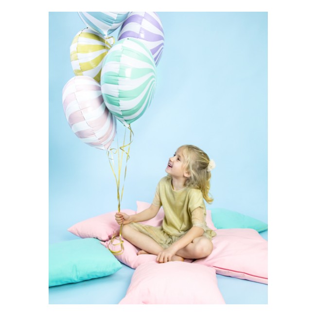 Balon foliowy Party Deco - Cukierek miętowy 35cm