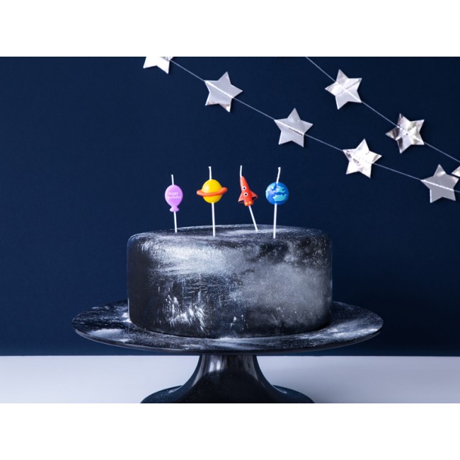 Świeczki urodzinowe Party Deco - Kosmos