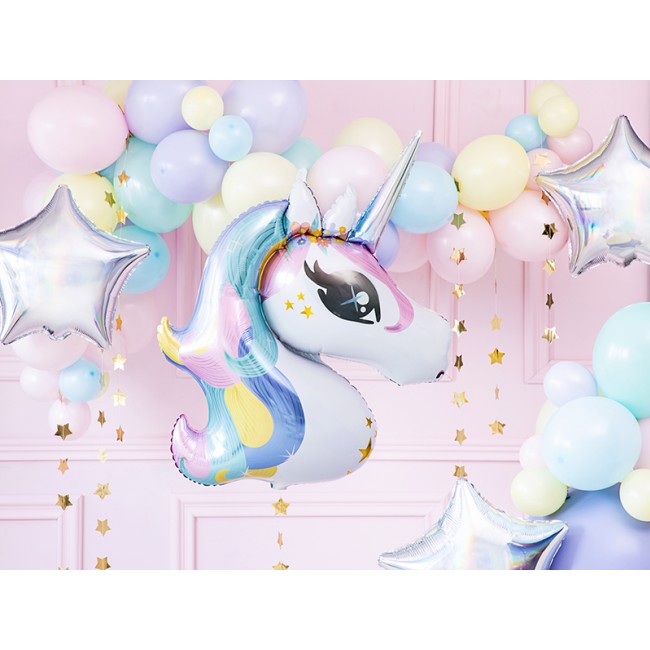 Balon foliowy Party Deco - Jednorożec 90cm