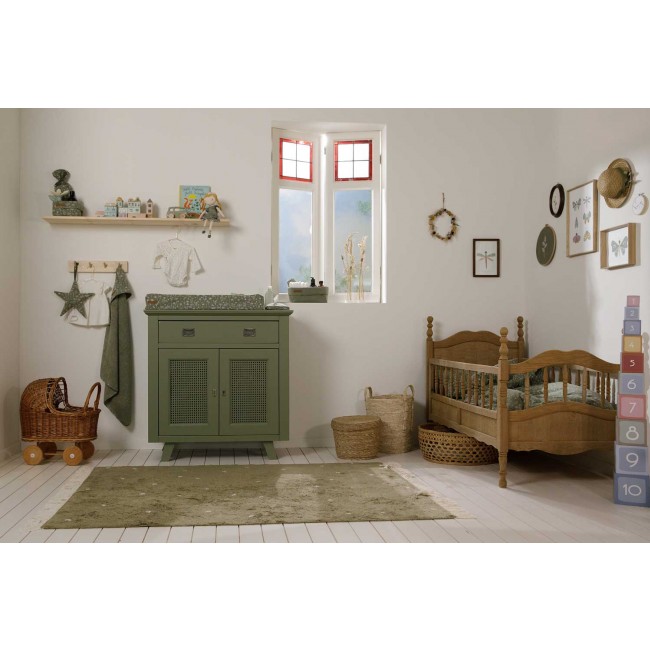 Pojemnik na akcesoria mniejszy Little Dutch - Wild Flowers Oliwka