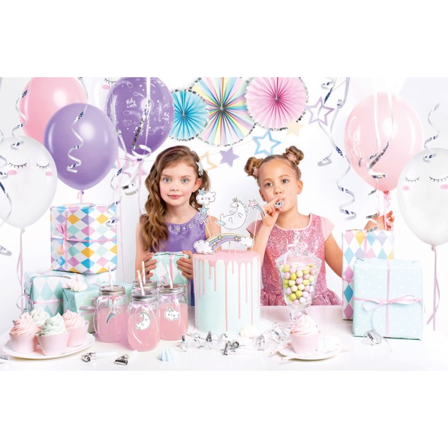 Zestaw dekoracji na przyjęcie Party Deco - Jednorożec