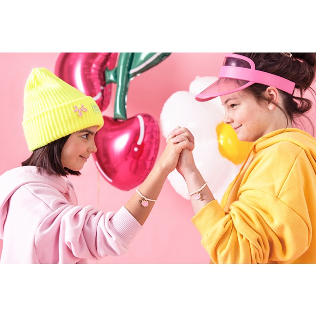 Kartka okolicznościowa z bransoletką Party Deco - Best Friends!