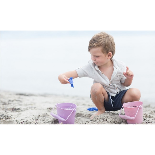 Zestaw zabawek do piasku Scrunch - Wiśniowy