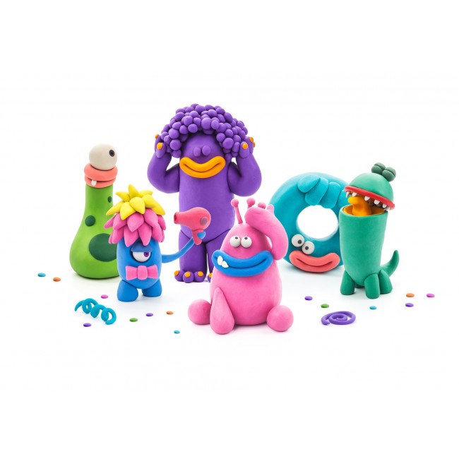 Masa plastyczna Hey Clay - zestaw Potwory