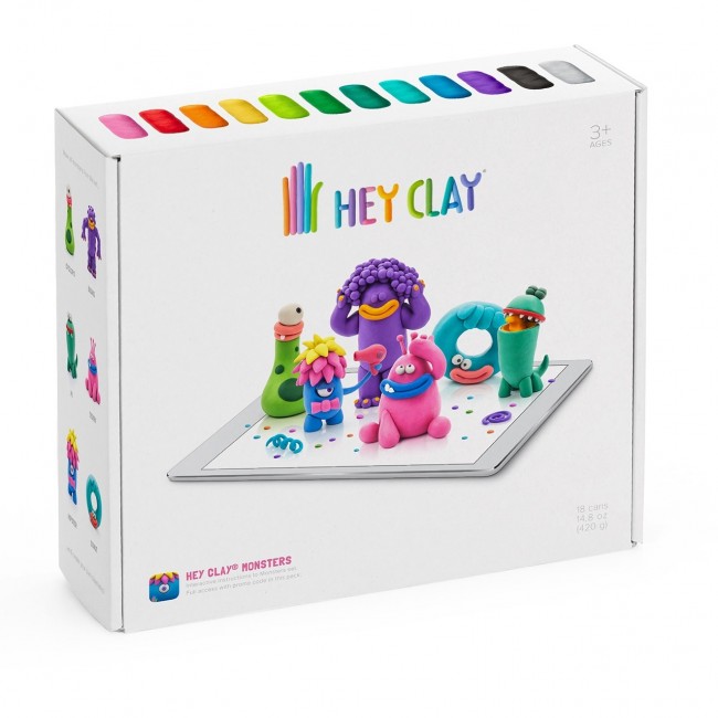 Masa plastyczna Hey Clay - zestaw Potwory