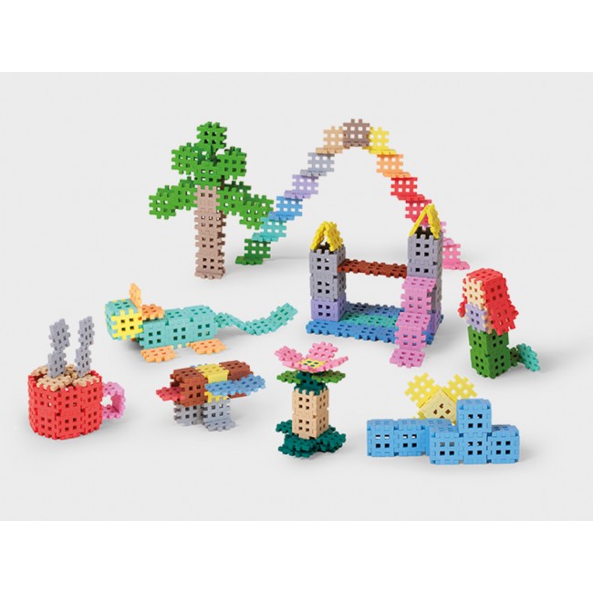 Klocki Mini Waffle Marioinex - Pastel 140 elementów